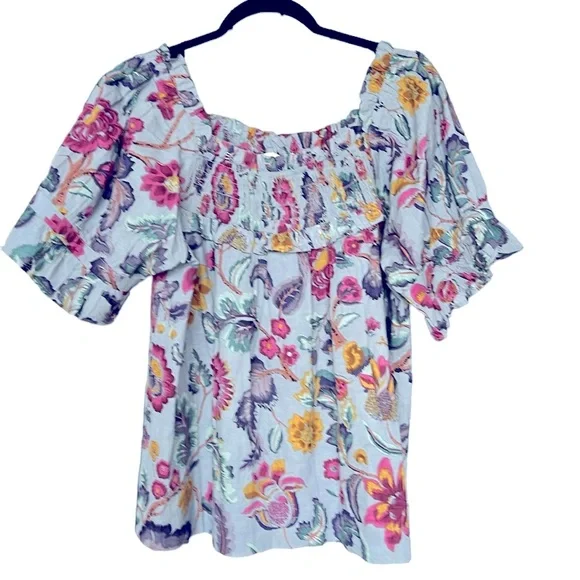 Ivy Jane Floral Blouse - Multicolor - Picture 1 of 10